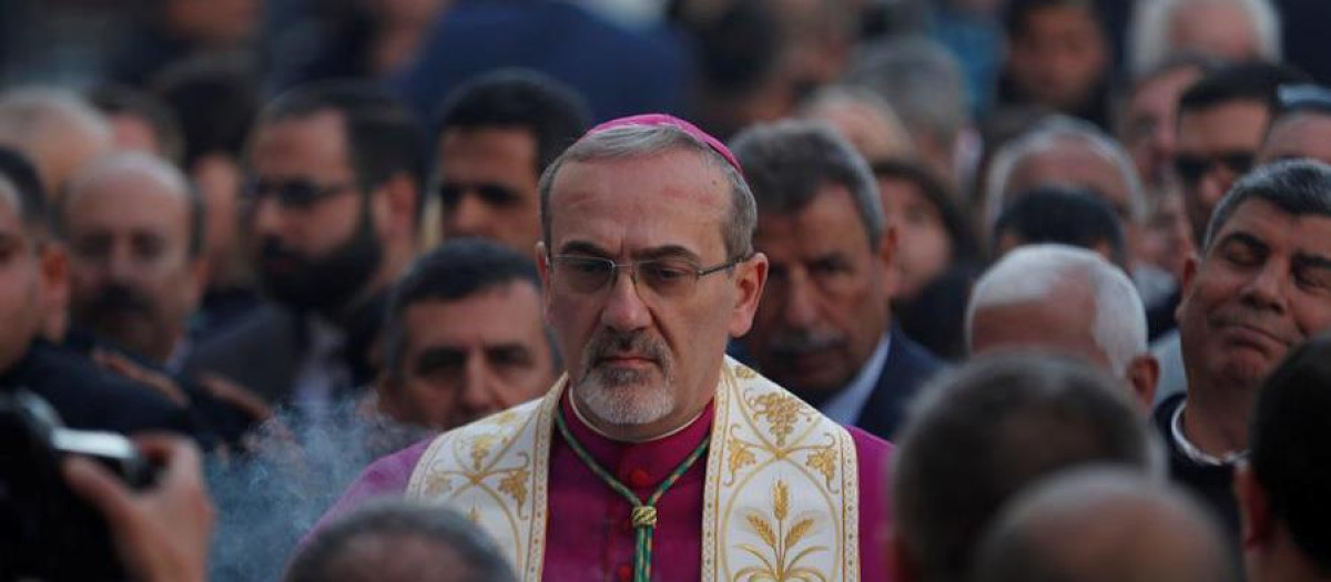 El patriarca latino en Tierra Santa, el franciscano Pierbattista Pizzaballa