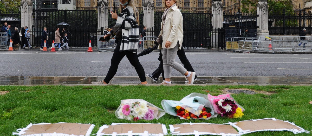 Homenaje a Sir David Amess en el parlamento de Reino Unido