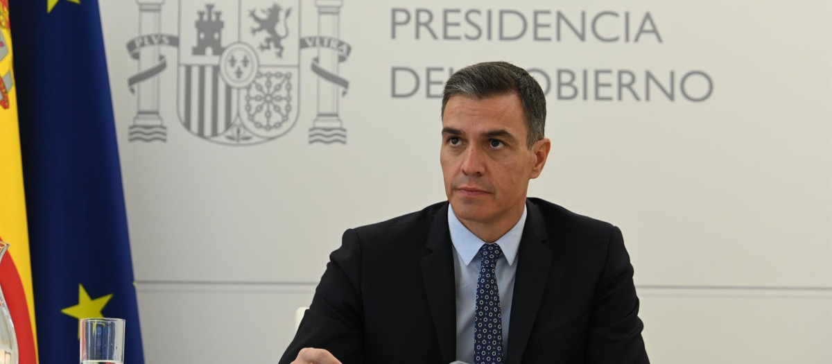 El presidente del Gobierno, Pedro Sánchez