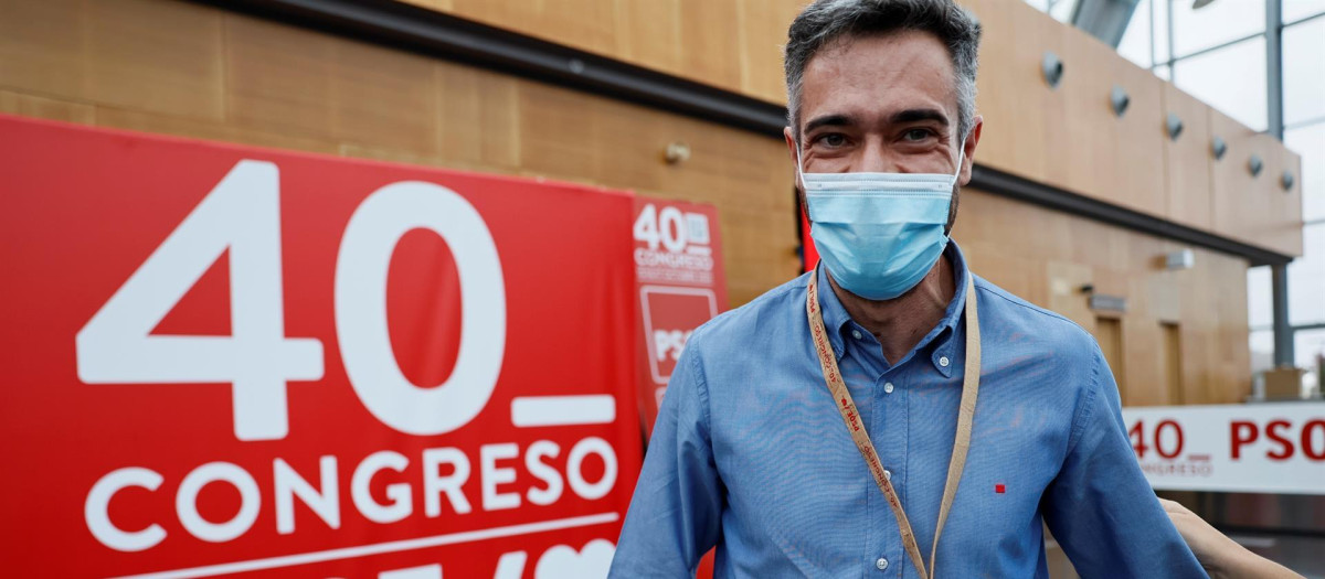 Felipe Sicilia durante el Congreso del PSOE