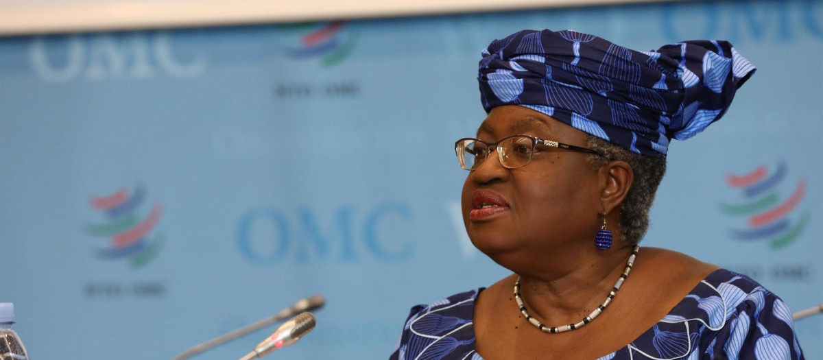 La directora general de la Organización Mundial del Comercio (OMC), Ngozi Okonjo-Iweala