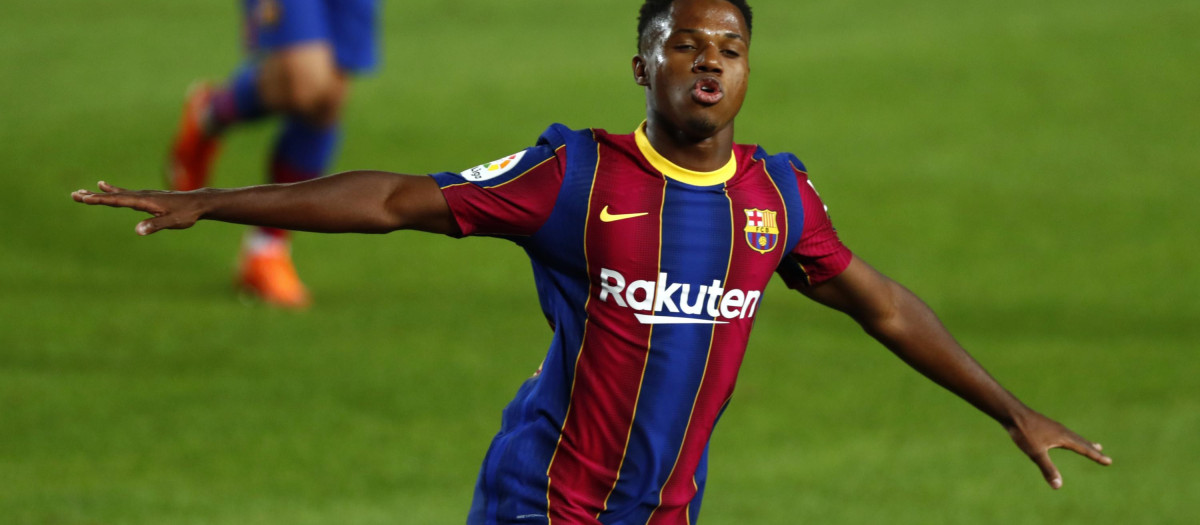 El Barça renueva a Ansu Fati hasta 2027