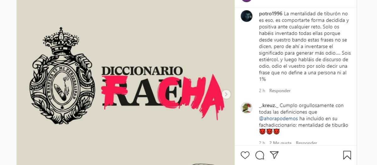 Diccionario facha