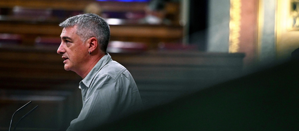 El diputado de Bildu Oskar Matute.
