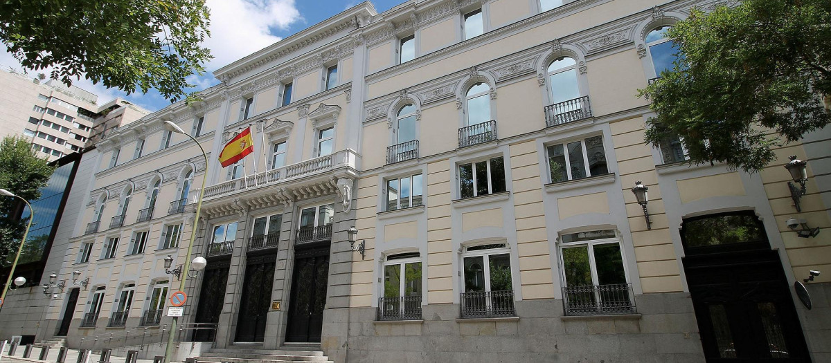 La sede del Consejo General del Poder Judicial en Madrid