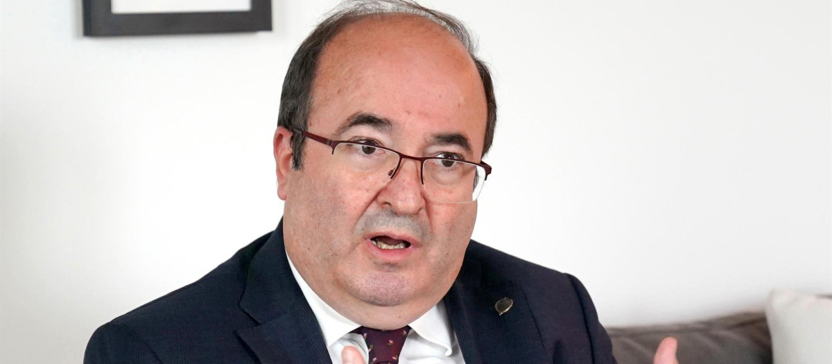 Miquel Iceta en la Feria del Libro de Frankfurt