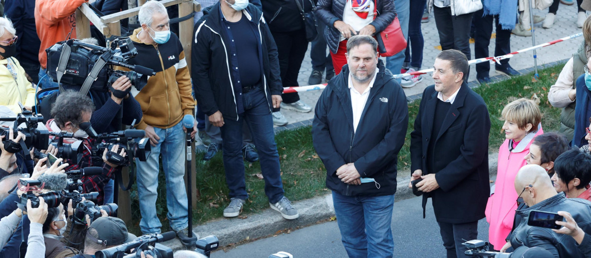 Otegi y Junqueras