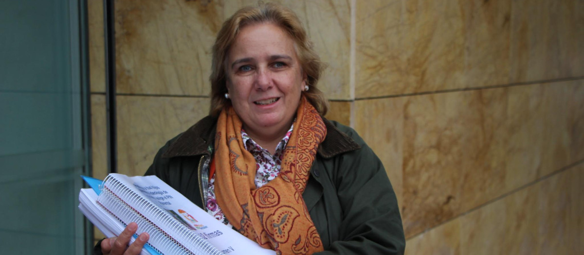 Teresa García-Noblejas es portavoz de la plataforma ciudadana Derecho a Vivir