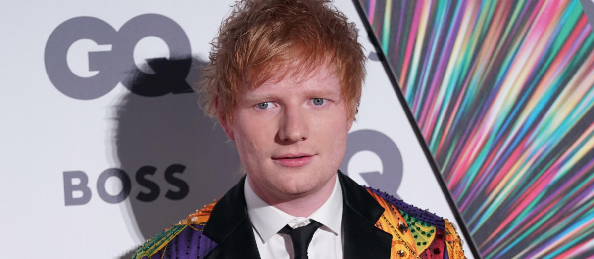 Ed Sheeran en los premios GQ 2021