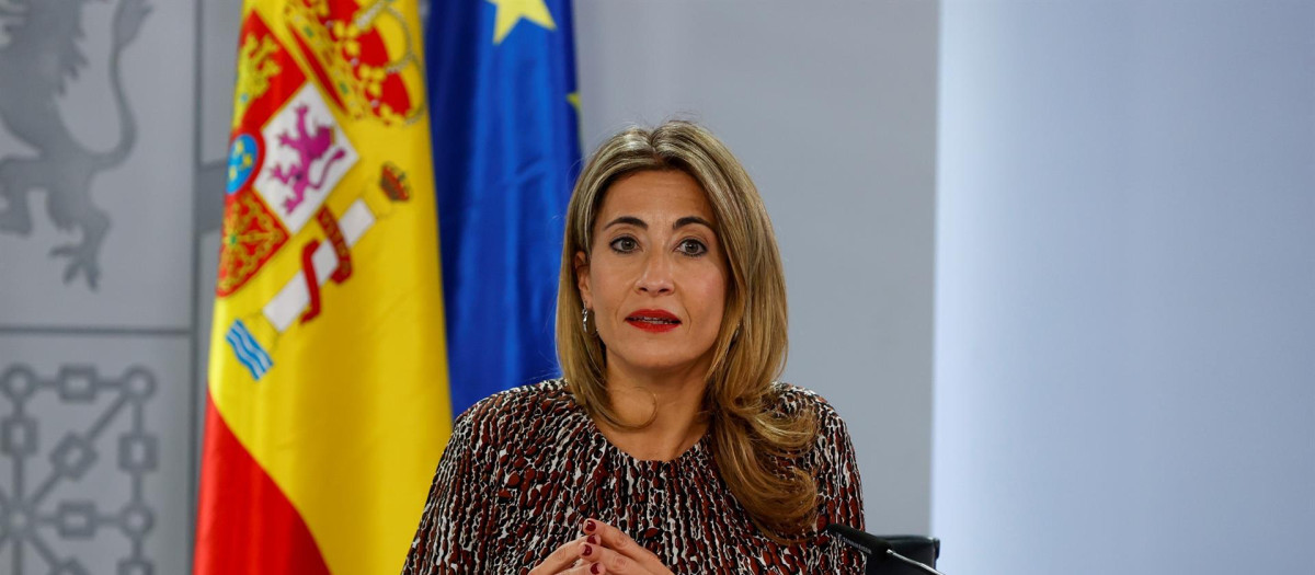 La ministra de Transportes, Movilidad y Agenda Urbana, Raquel Sánchez