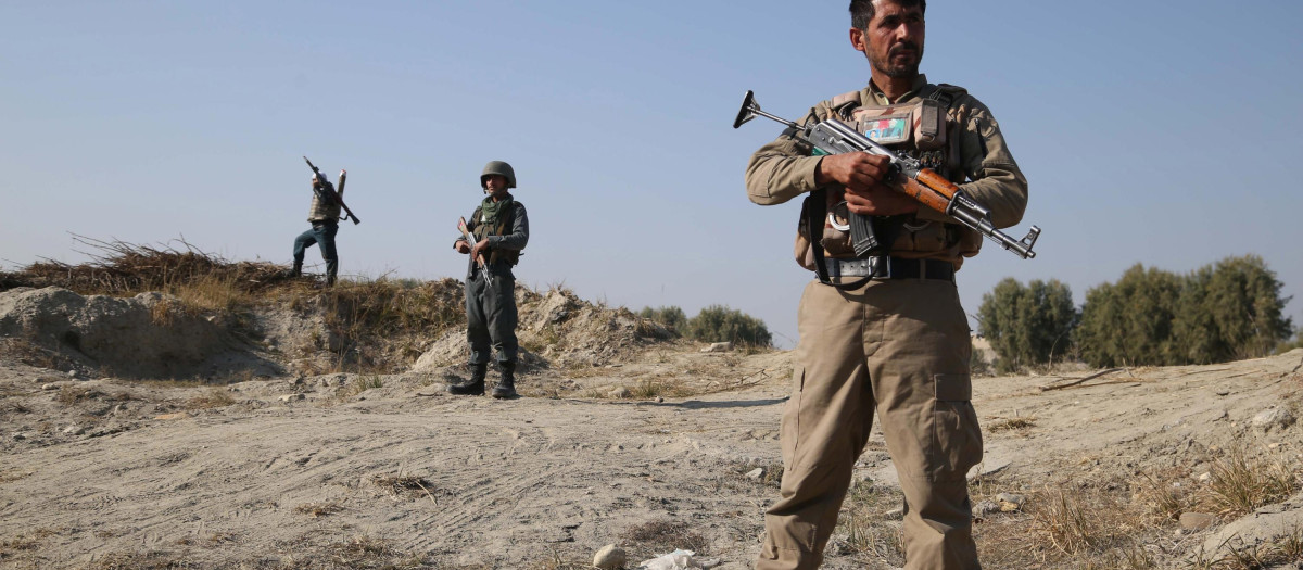 Fuerzas talibanas en Kabul