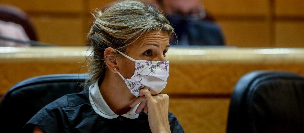 La vicepresidenta segunda y ministra de Trabajo y Economía Social, Yolanda Díaz