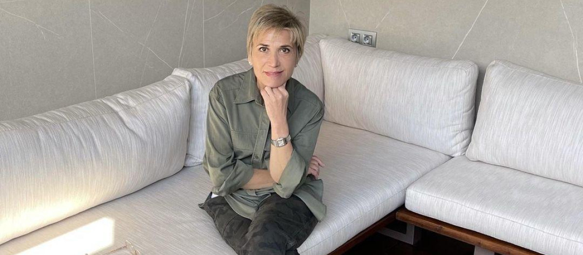 Julia Otero, en su primera imagen al superar el cáncer
