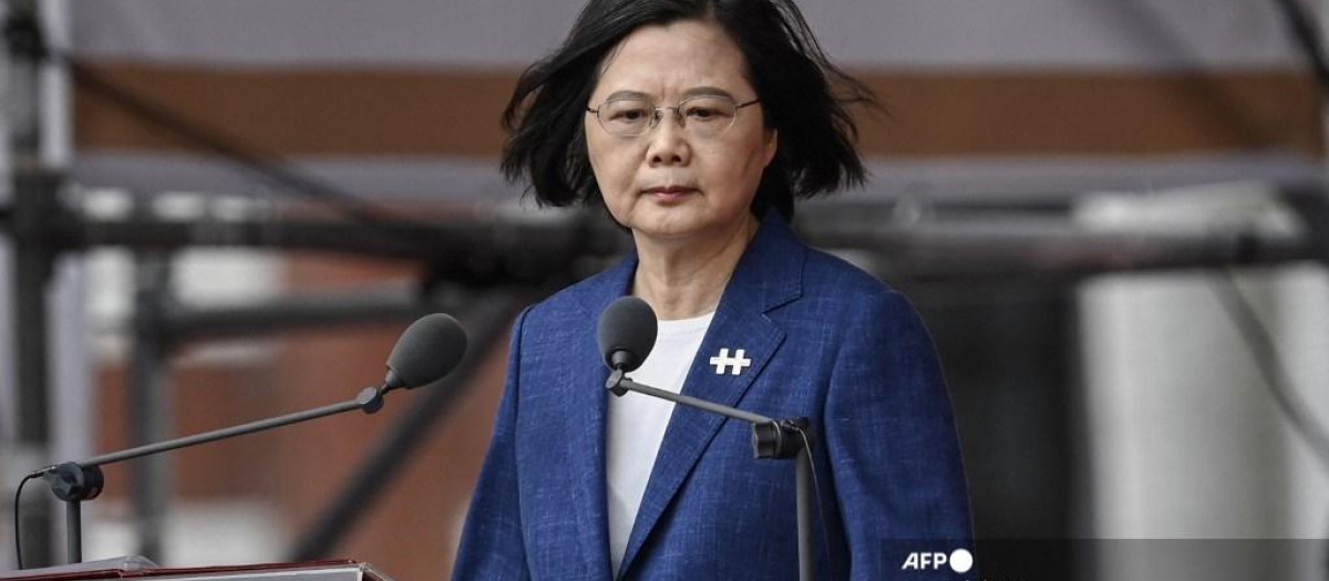 La presidenta de Taiwán Tsai Ing-wen