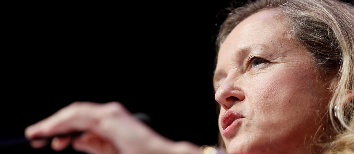 La vicepresidenta primera y ministra de Asuntos Económicos, Nadia Calviño