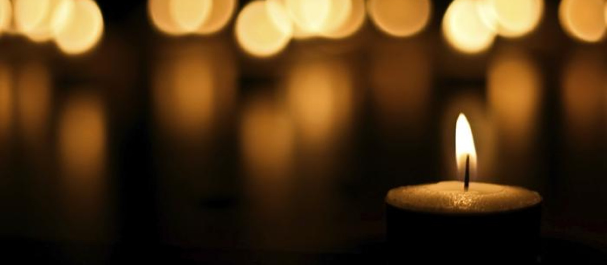 Velas en la noche