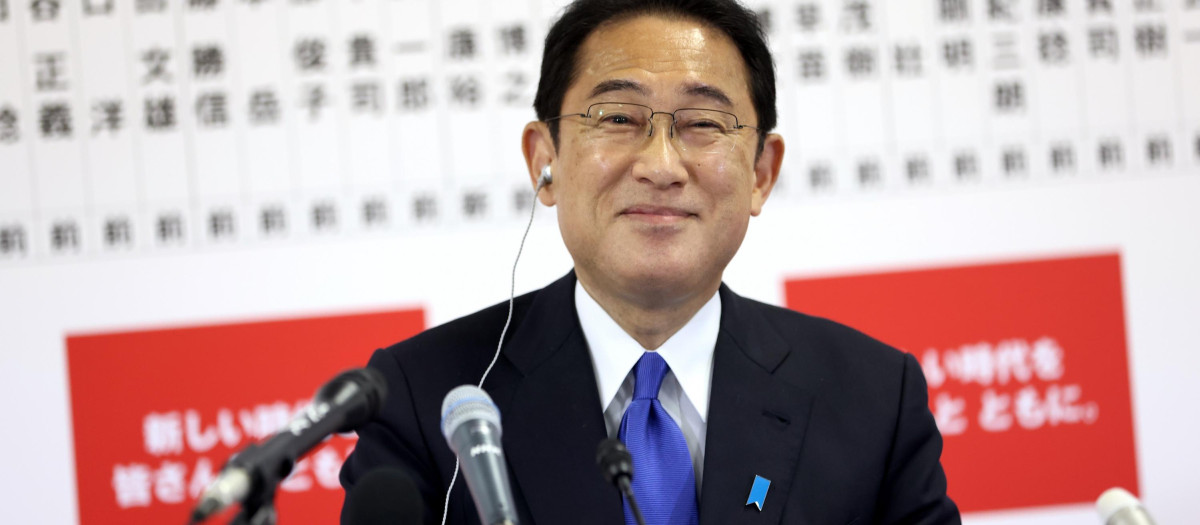 Fumio Kishida, candidato electoral y actual primer ministro en Japón