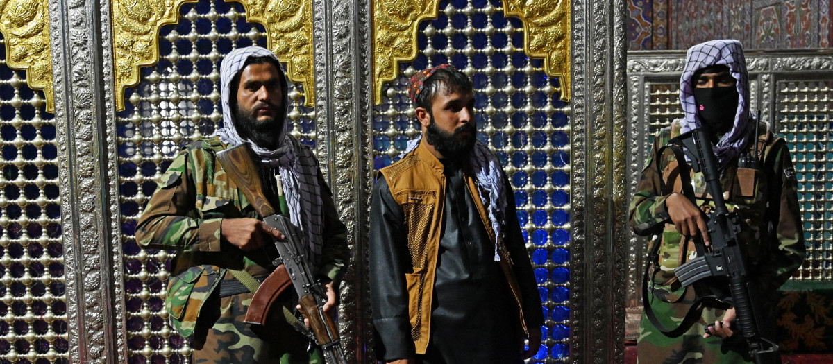 Fuerzas de seguridad talibanas, foto de archivo