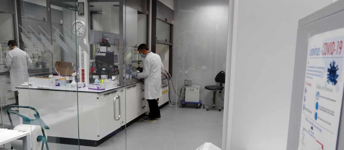 Laboratorio de vacuna contra el coronavirus