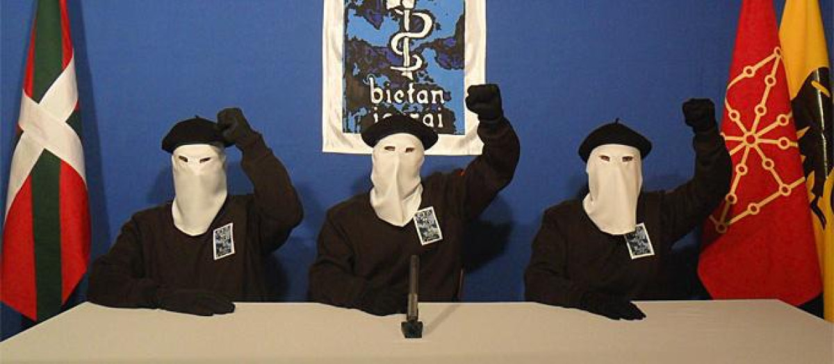 Miembros de la banda terrorista ETA
