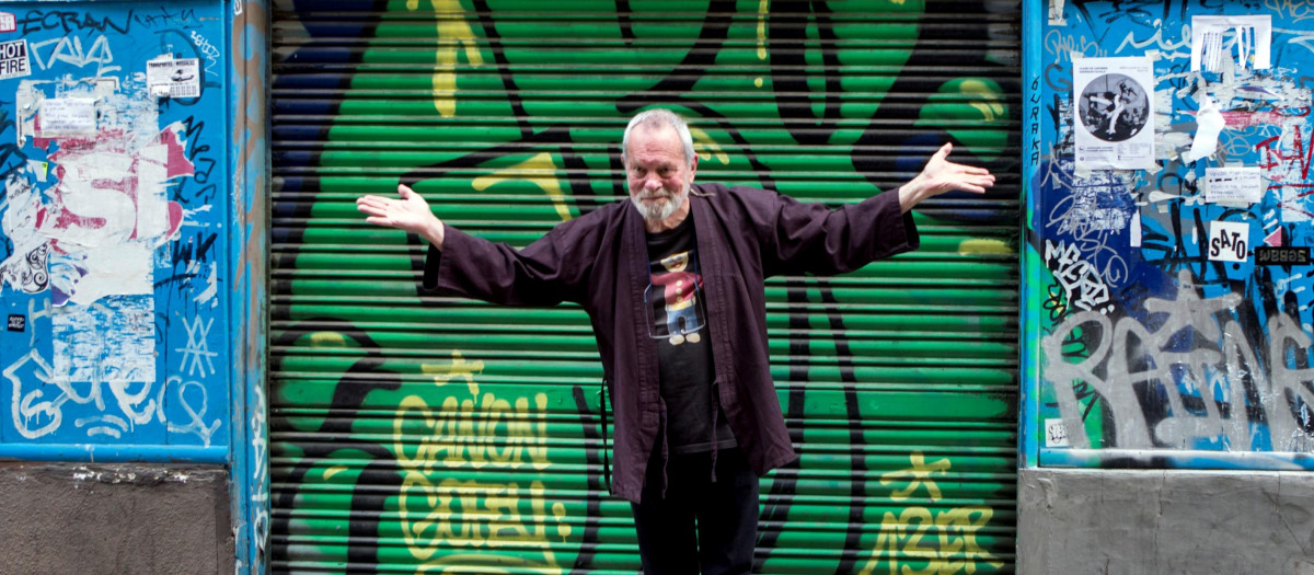 El actor y director británico Terry Gilliam, que formó parte del grupo humorístico Monty Python.
