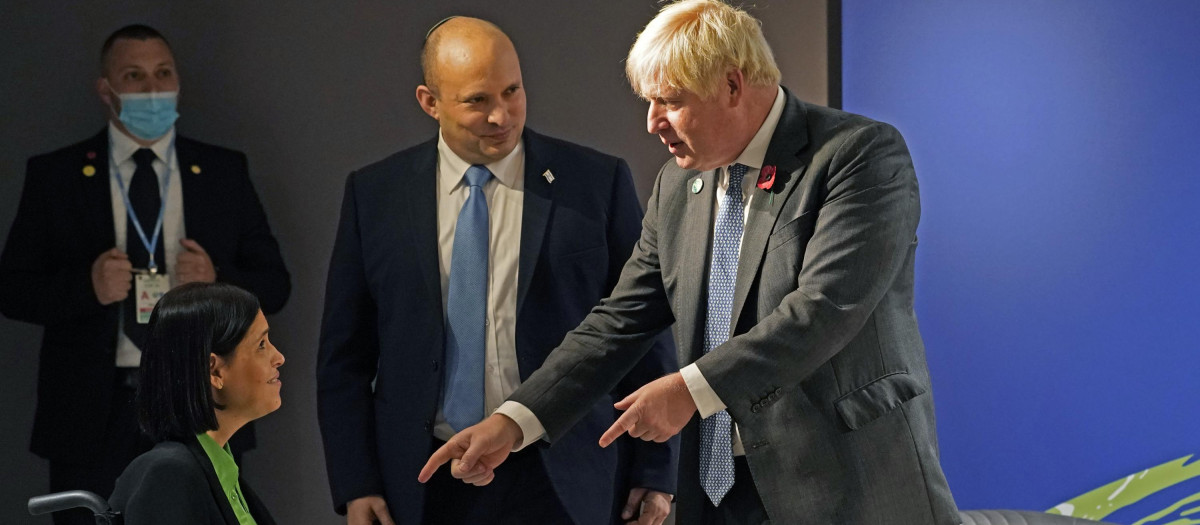 Boris Johnson y Karine Elharrar