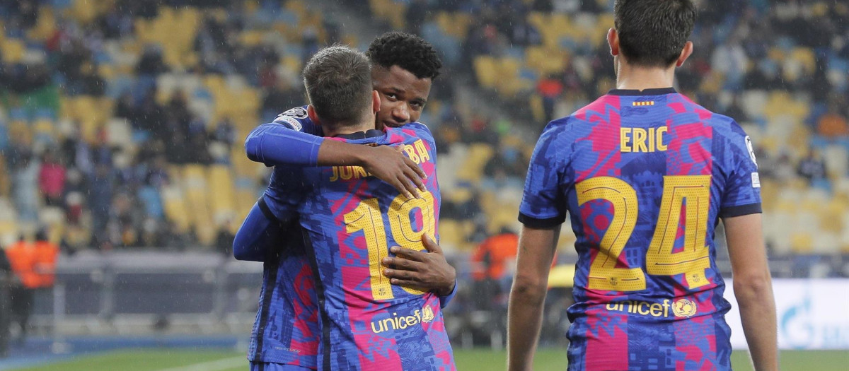 Valoraciones de los jugadores del Dinamo de Kiev-Barça de la Champions League 2021