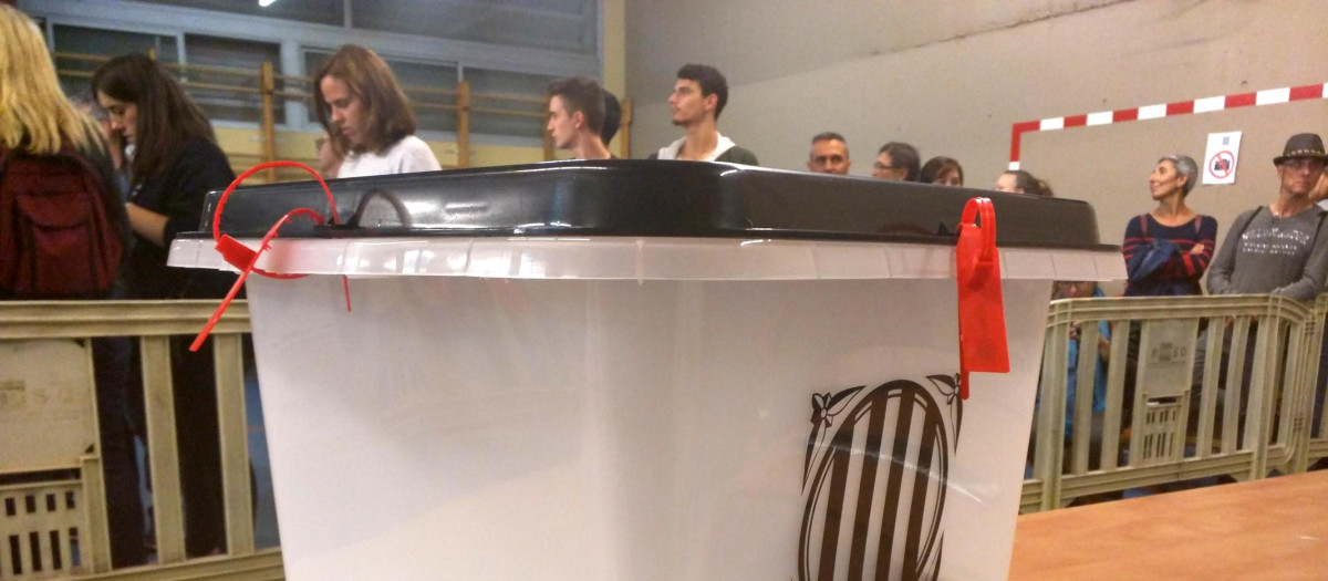 Juicio al procés catalán: urnas del referendum inconstitucional del 1-O