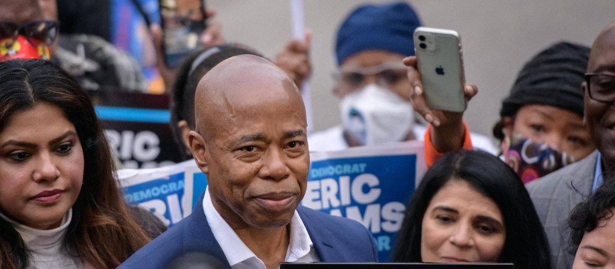 Eric Adams se proclama como nuevo alcalde de Nueva York