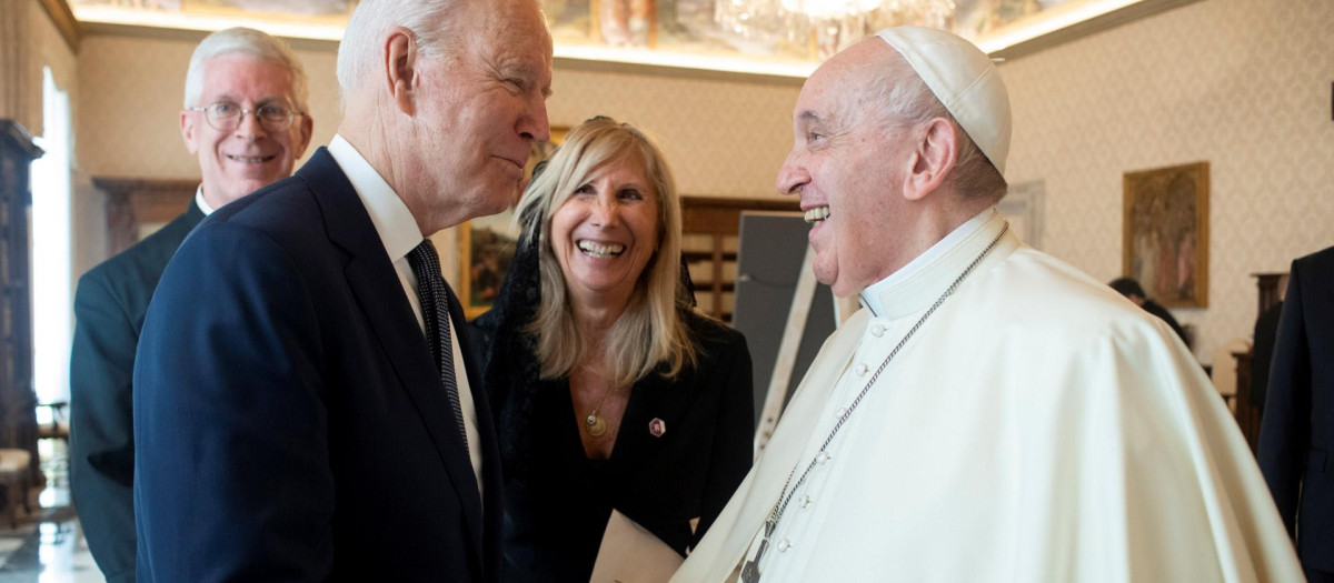 Biden se reunió la semana pasada con el Papa Francisco.
