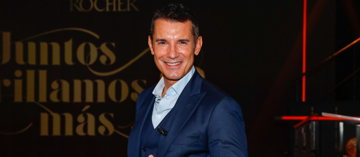 Jesús Vázquez durante la presentación 'Ferrero Roche: Juntos Brillamos más'