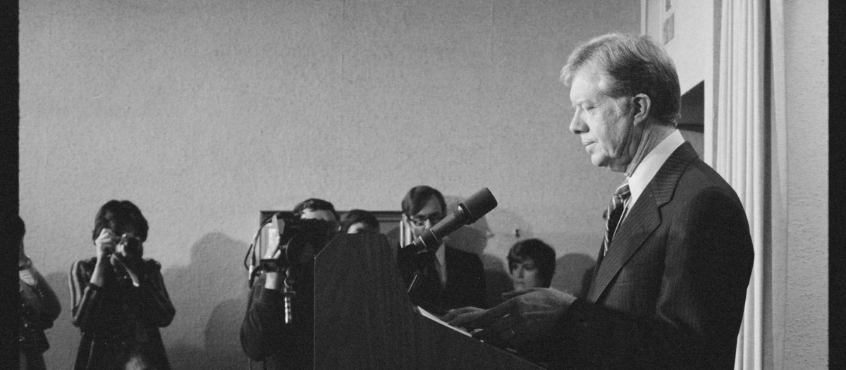 Discurso de Jimmy Carter anunciando las sanciones contra Irán