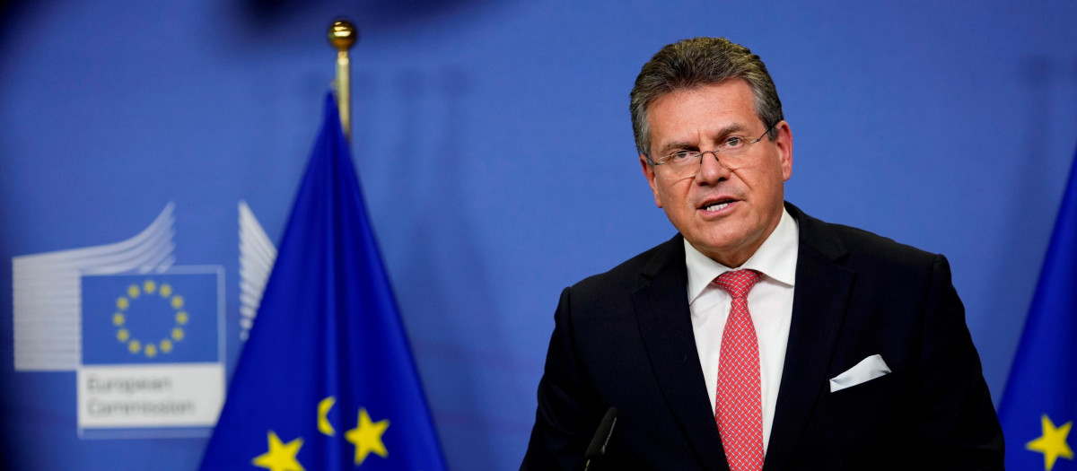 Maros Sefcovic, vicepresidente de la Comisión Europea