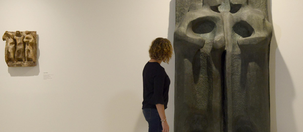 La exposición «Jorge Oteiza y Eduardo Chillida. Diálogo en los años 50 y 60», en la Fundación Bancaja de Valencia