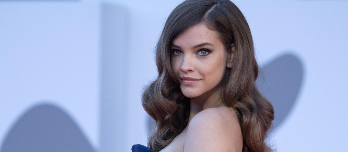 Model Barbara Palvin attending the premier for the film 'AM' during the 78th edition of the Venice Film Festival in Venice, Italy, Friday, Sep, 4, 2021.