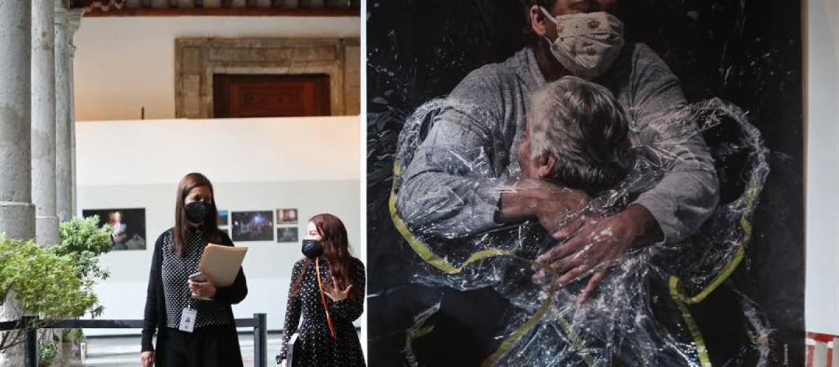 Fotografía de Mads Nissen expuesta en la exposición de las fotografías ganadoras del World Press Photo 2021