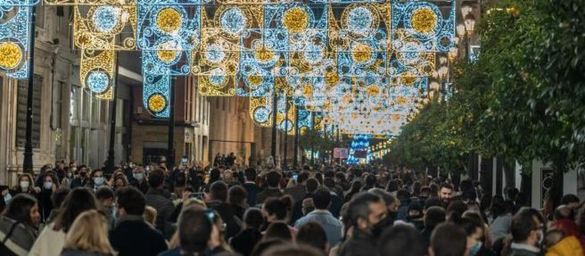 Luces de Navidad en Sevilla