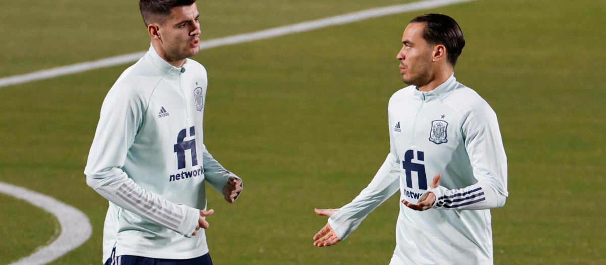 Raúl de Tomás y Morata son un ejemplo de delanteros criados en Valdebebas que han llegado a la selección absoluta