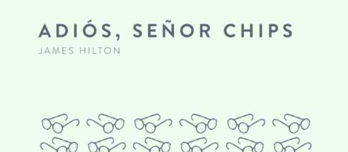 Detalle de la portada. «Adiós, Señor Chips» de James Hilton