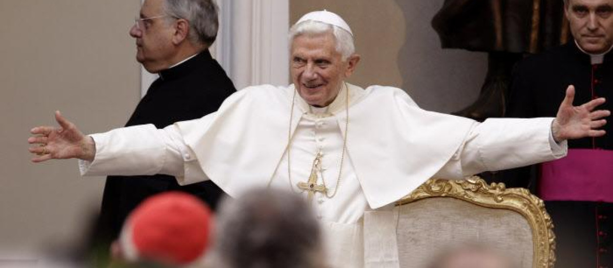 Benedicto XVI en agosto de 2021