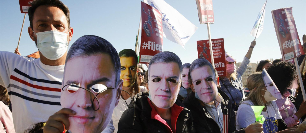 Manifestación interinos