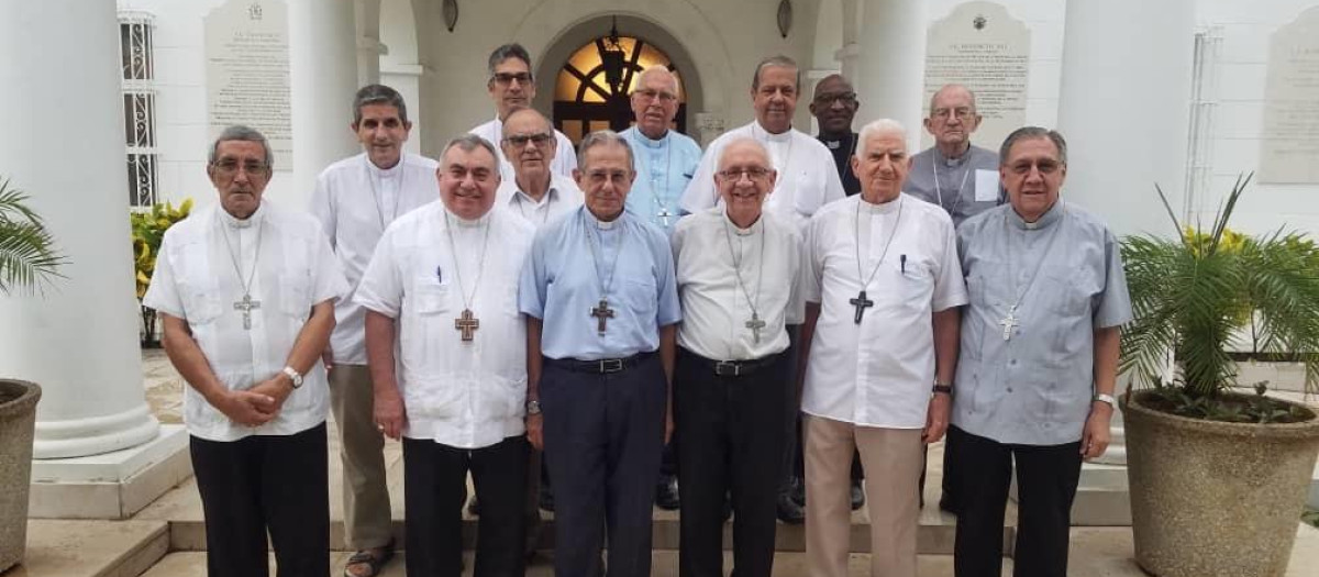 Miembros de la Conferencia de Obispos Católicos de Cuba