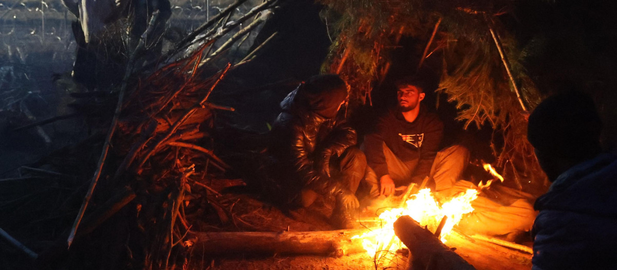 Inmigrantes en la frontera