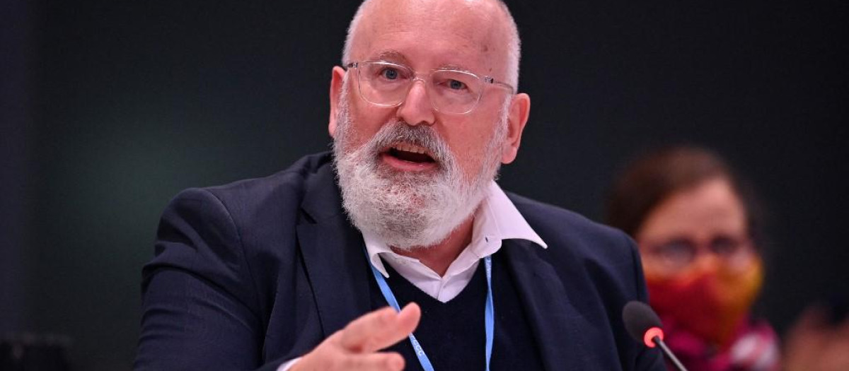 El vicepresidente de la UE, Frans Timmermans