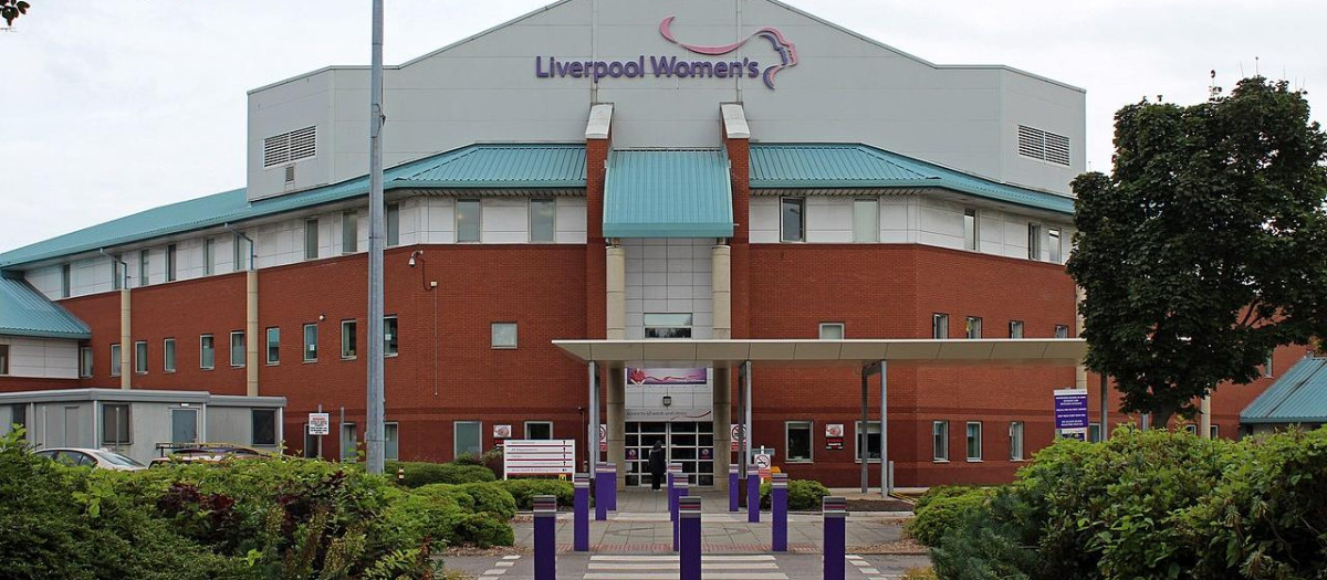 Entrada del hospital de mujeres de Liverpool