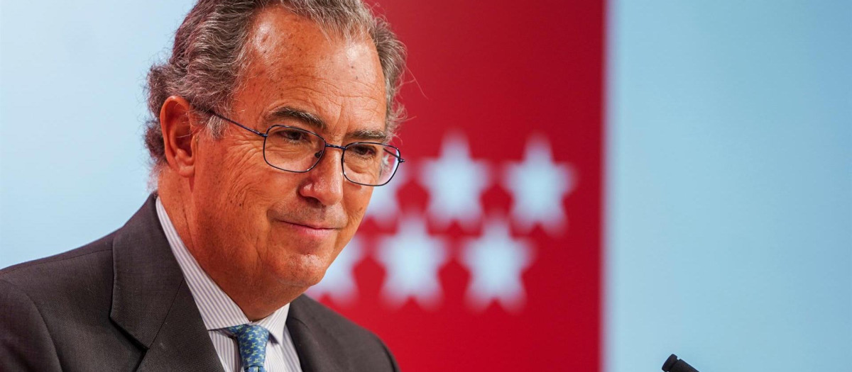 El consejero de Educación de la Comunidad de Madrid, Enrique Ossorio