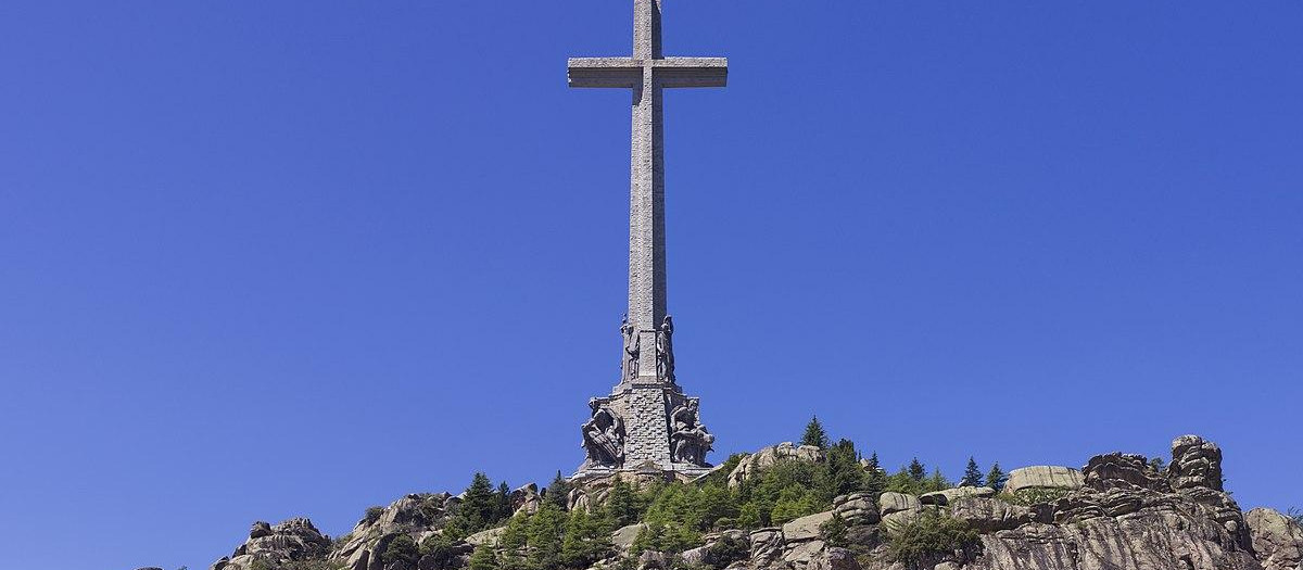 Panorámica de la entrada del Valle de los Caídos