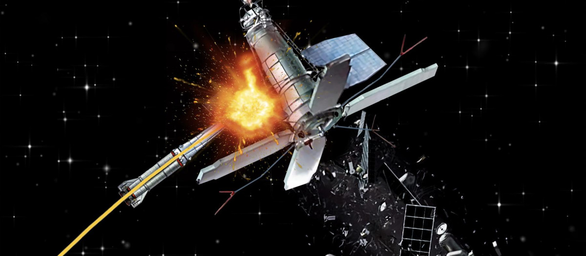 Gráfico del impacto del misil