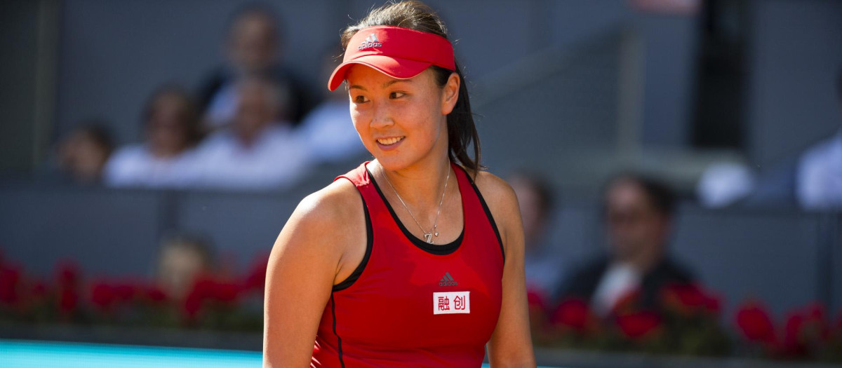 Peng Shuai durante el Masters Series Madrid 2018