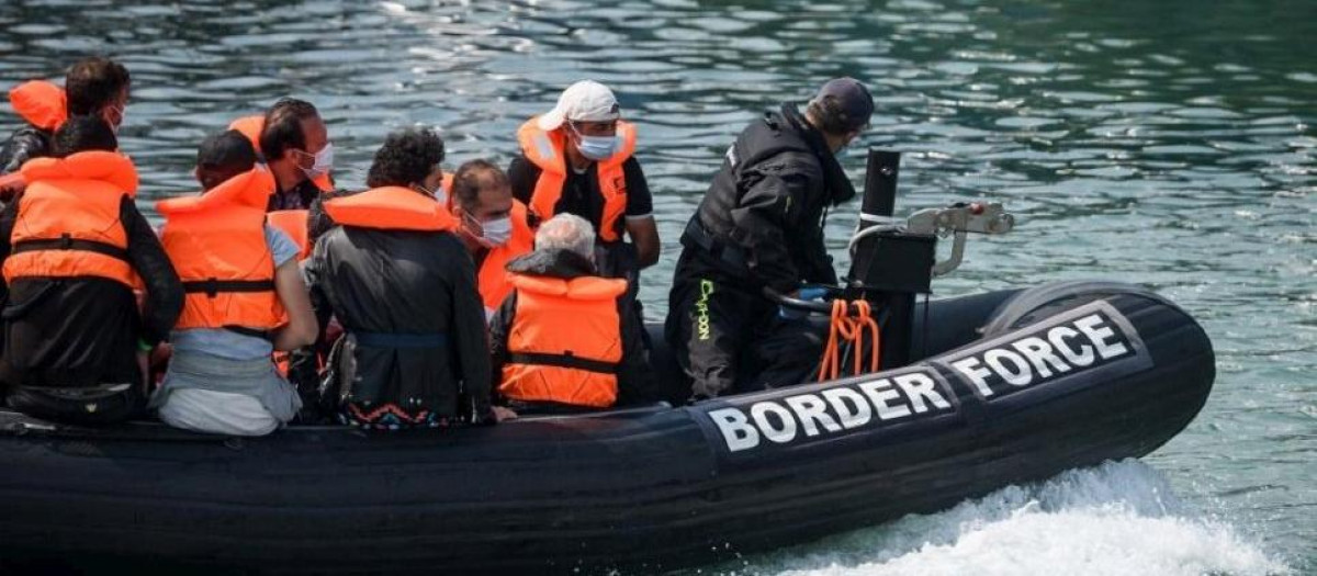 Cruce de migrantes del Canal de la Mancha